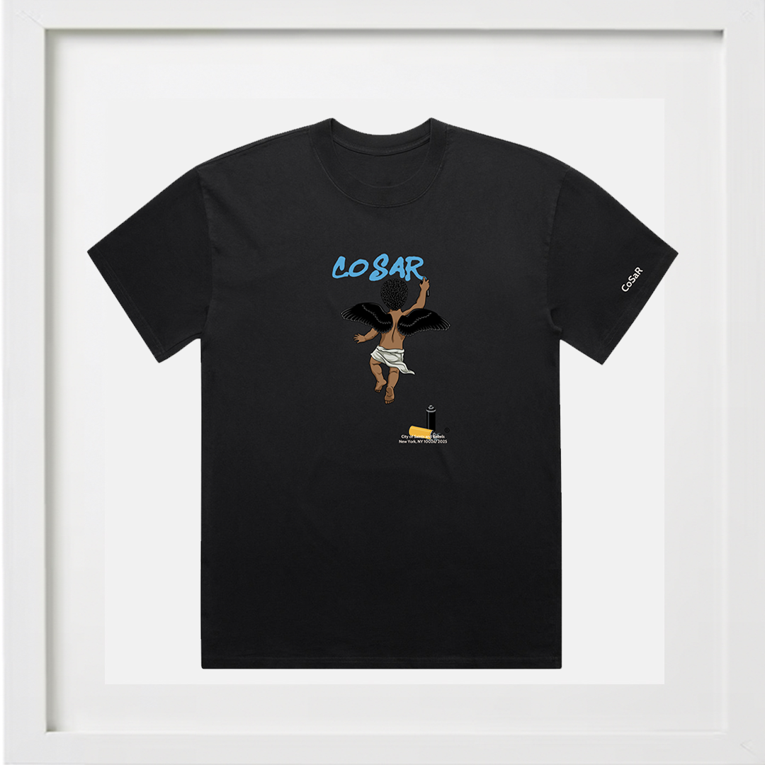 CITY OF SAINTS AND REBELS ANGELS CREWNECK T-SHIRT