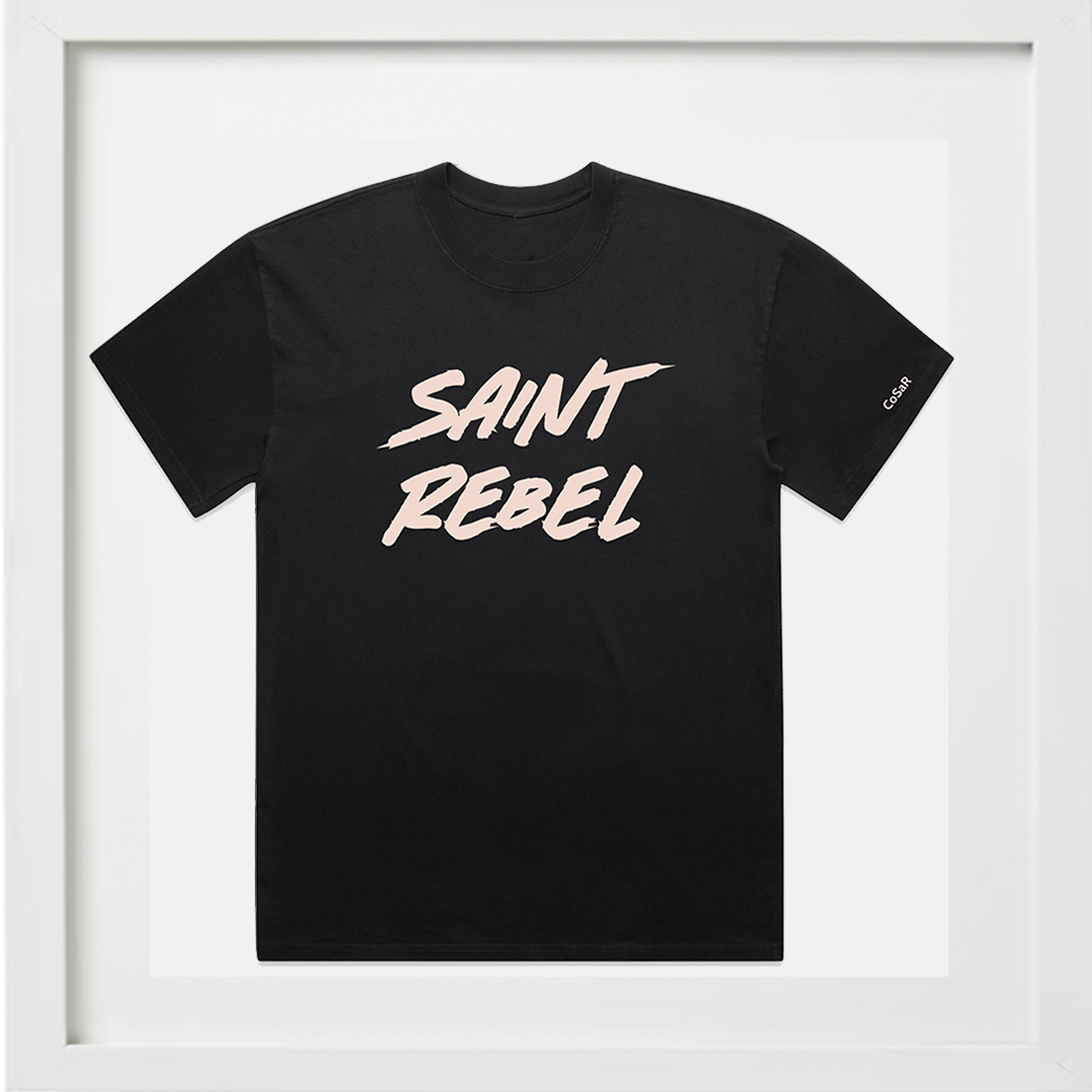 CITY OF SAINTS AND REBELS "SAINT REBEL" CREWNECK T-SHIRT