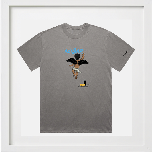 CITY OF SAINTS AND REBELS ANGELS CREWNECK T-SHIRT